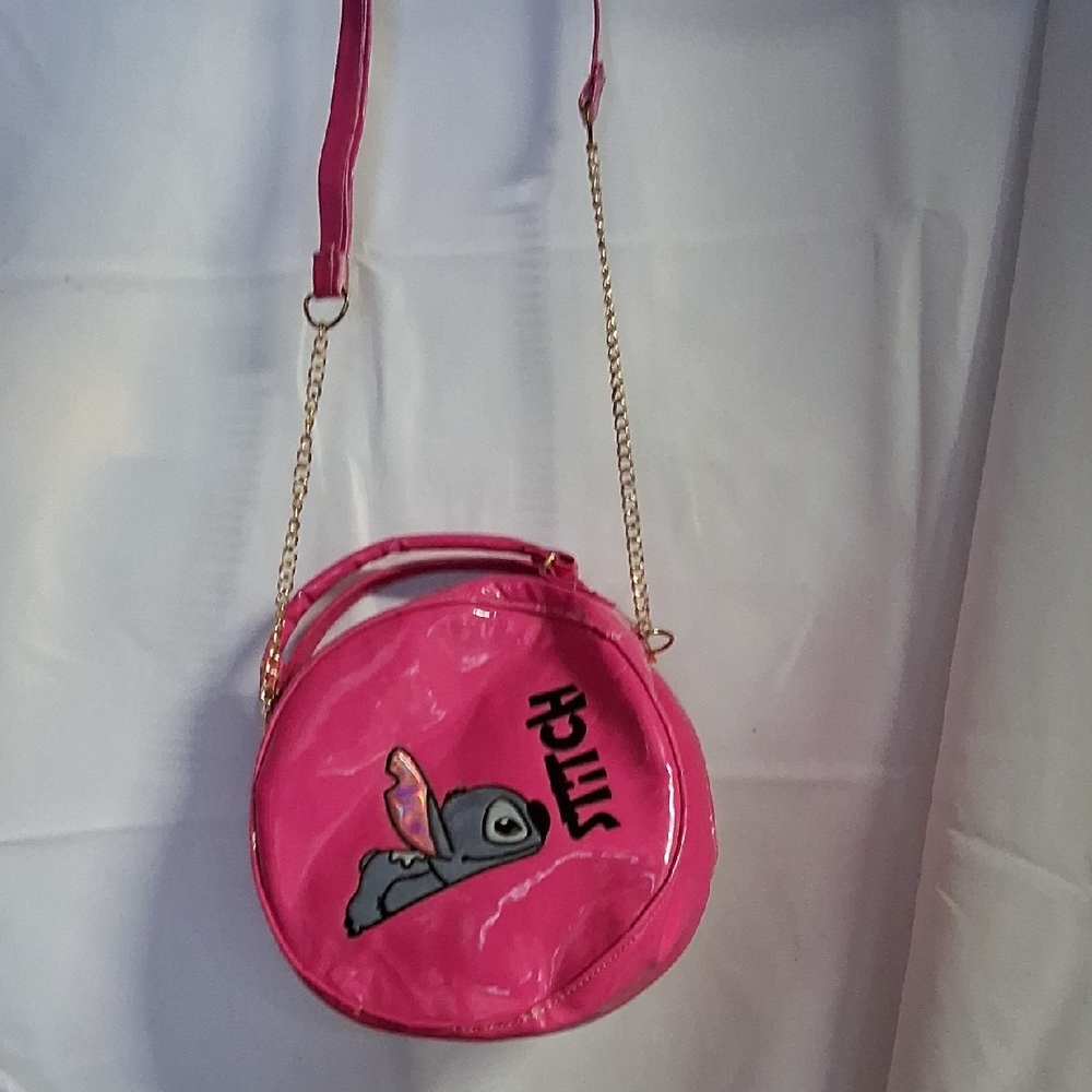 Stitch Pink Crossbody Bag